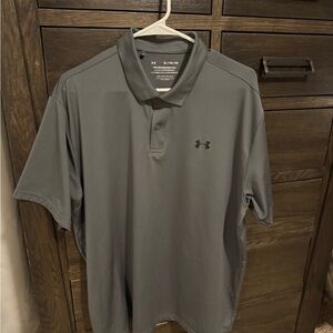 Under Armour Men's Gray Polo Shirt